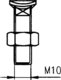 S-PIIKIN PULTTI JA MUTTERI 10X45  8.8